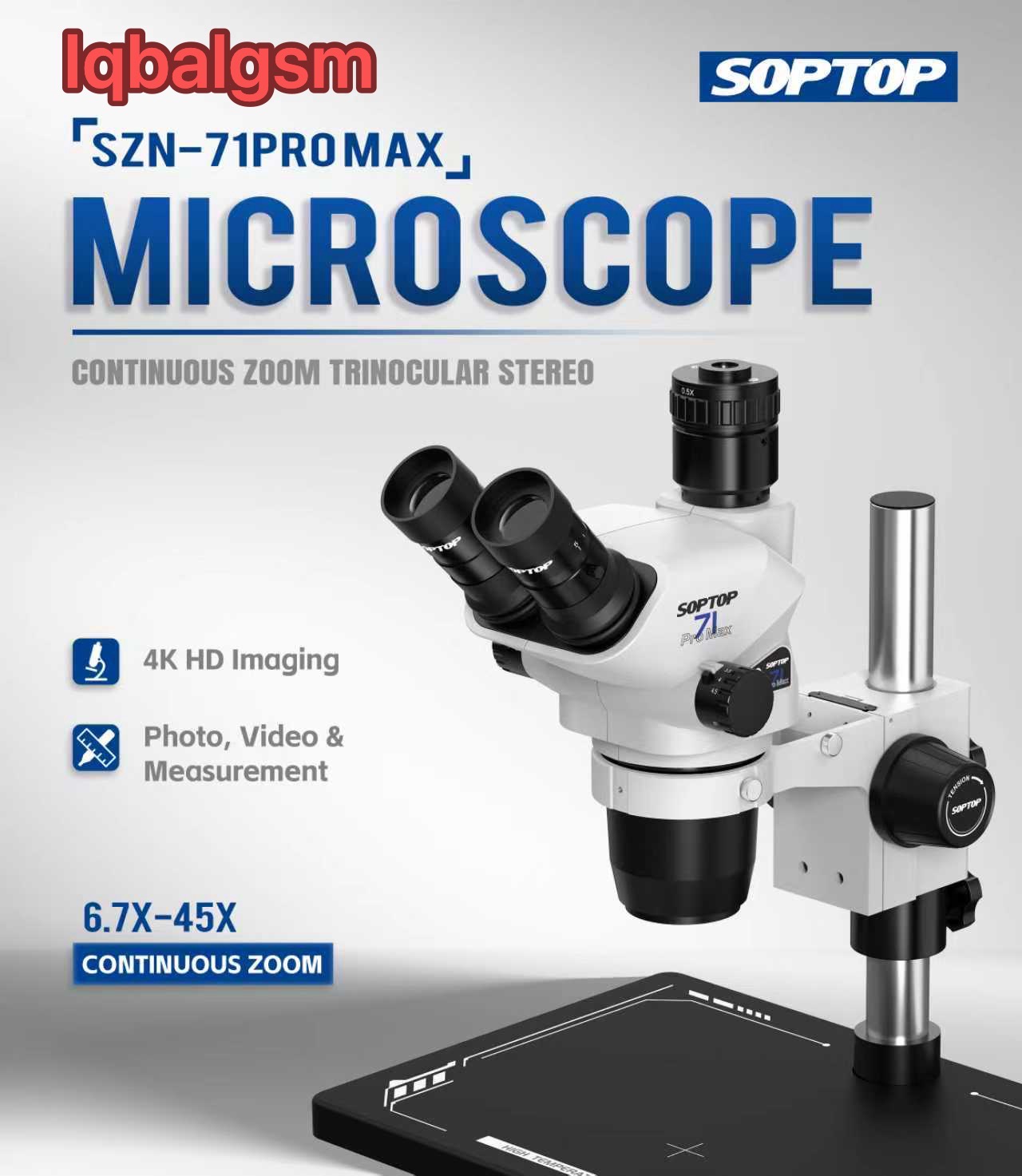 MICROSCOPE AND CAMERA
