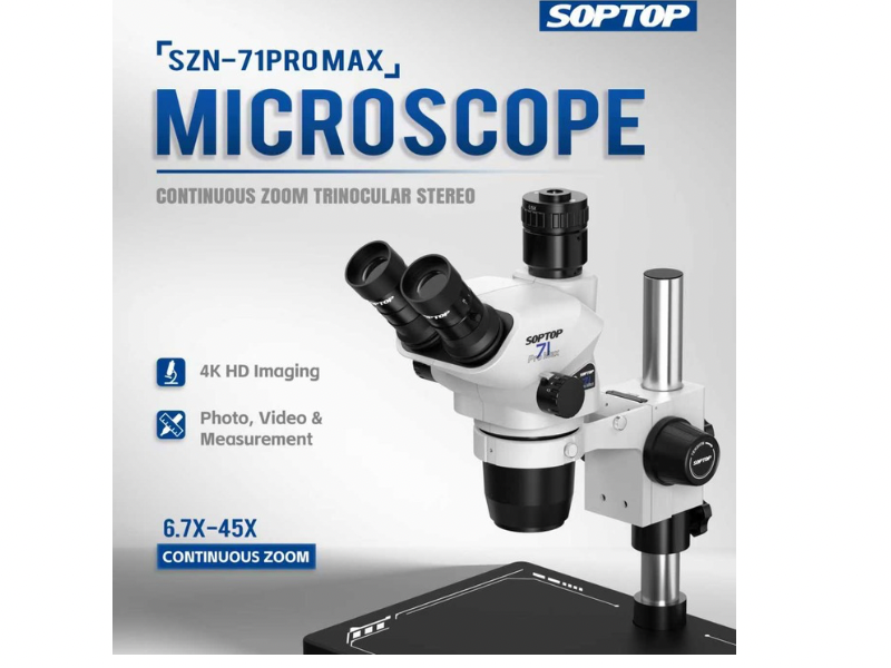 MICROSCOPE AND CAMERA
