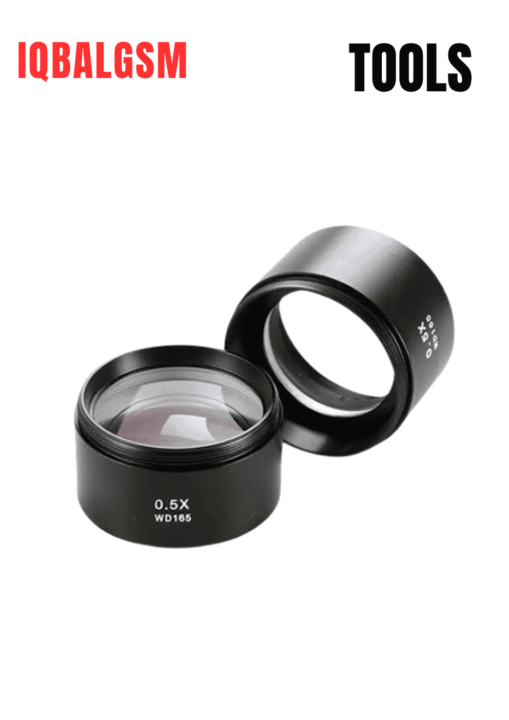 Microscope 0.5X Stereo Barlow Lens ( Height Lens)