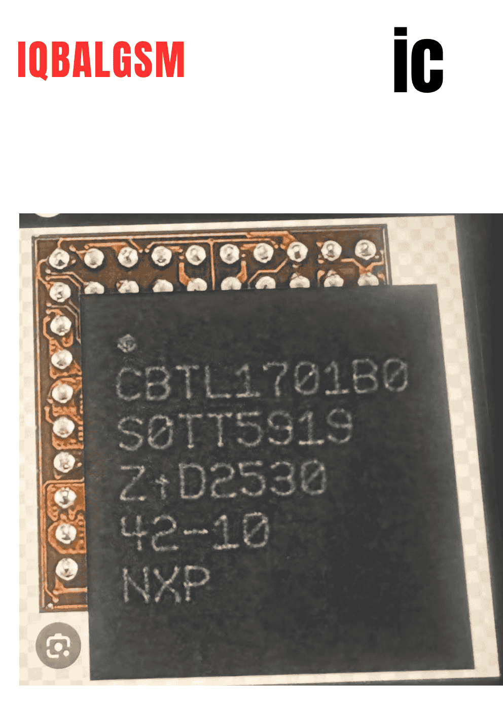 CBTL1701B0 U2 Charging Controller IC Universal for iPhone 17 Series