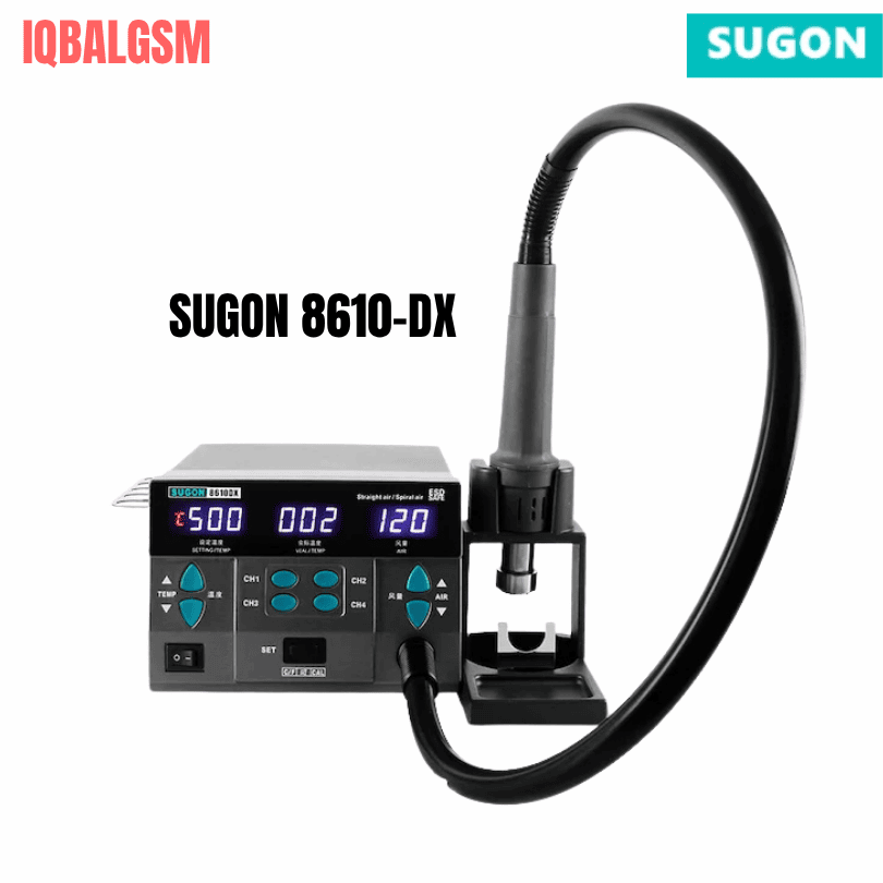 SUGON 8610DX 1000W HOT AIR REWORK STATION WITH LED DISPLAY SMD