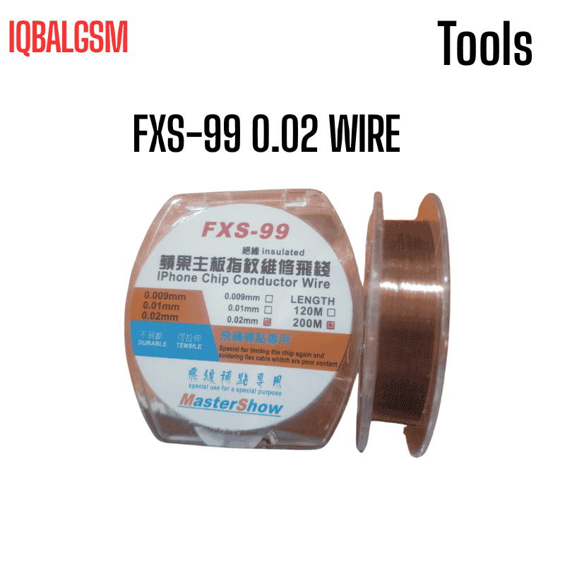 FXS-99 Insulated PHONE Chip Conductor Wire Jumping 0.02MMx200M