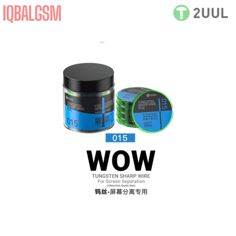 2UUL WS-015 Tungsten Sharp Wire for Screen Separation 0.015*100M