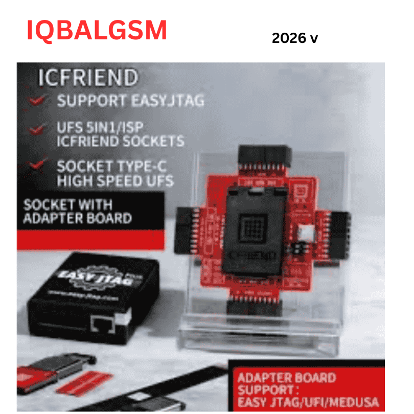 ICFRIEND with EASY JTAG/FLASH 64 UFS 5IN1 with ISP