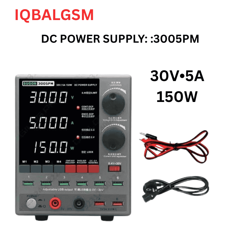 Sugon 3005pm Adjustable Dc Power Supply 30v 5a 4 Digit Digital Lab Bench Power Stabilized Power Supply Voltage Regulator Switch