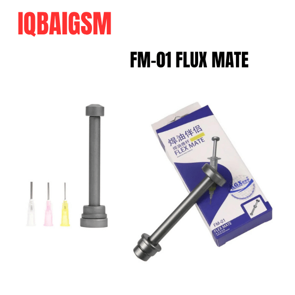 FLEX MATE FM-01 WELDING OIL FLUX BOOSTER SOLDERING NEEDLE WITH BARREL PUSH ROD