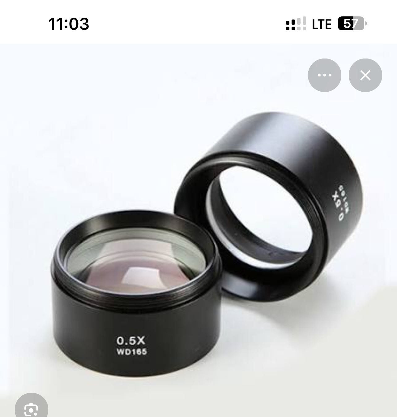 Microscope 0.5X Stereo Barlow Lens ( Height Lens)