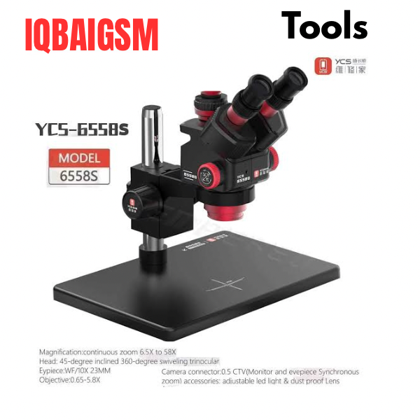 YCS 6558S ULTRA HD TRINOCULAR MICROSCOPE WITH LARGE BASE