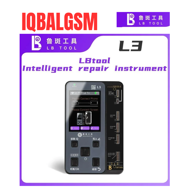 L3 LB INTELLIGENT REPAIR INSTRUMENT DEVICE  FOR  TRUETONE REPAIR AND FACE ID AND CAMRRA REAPER  ,BATTERY BOOST,