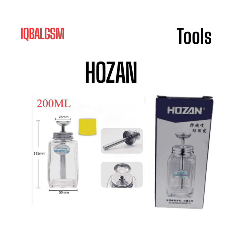 HOZAN press type glass alcohol bottle, copper core filter screen, industrial...