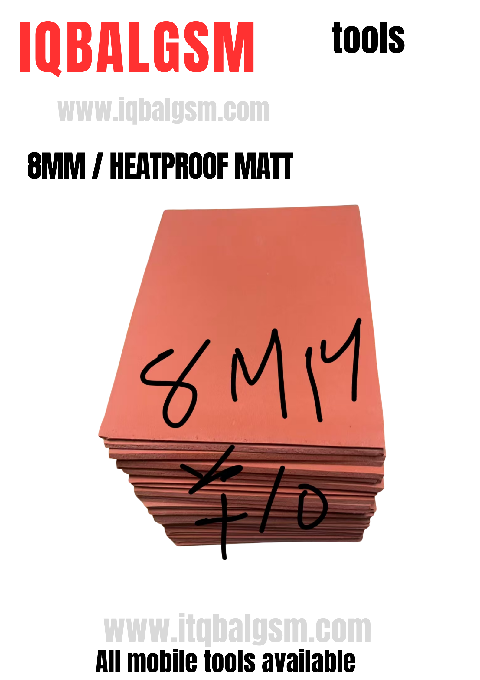 8MM HEAT PROOF MATT FOR MOBILE REPAIRING pad 