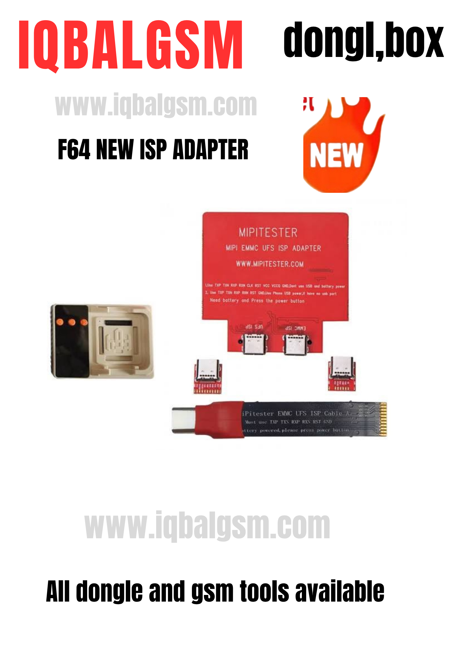MiPiTester ICFriend EMMC UFS Programmer Socket by Moorc z3x...