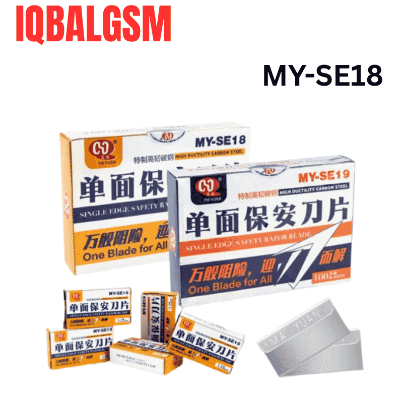 Mayuan Single-Sided Carbon Steel Scraping Blades for LCD Screen Glue Remove