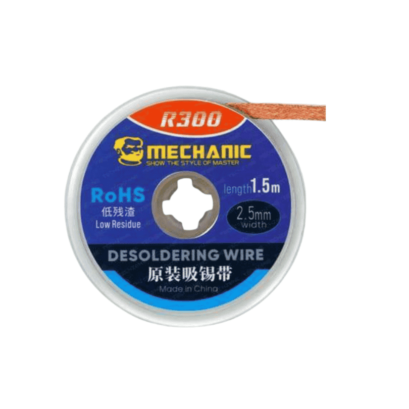 MECHANIC R300 Solder Wick 1.5mm Desoldering Braid Wire Tin Remover BGA Welding Soldering Tools