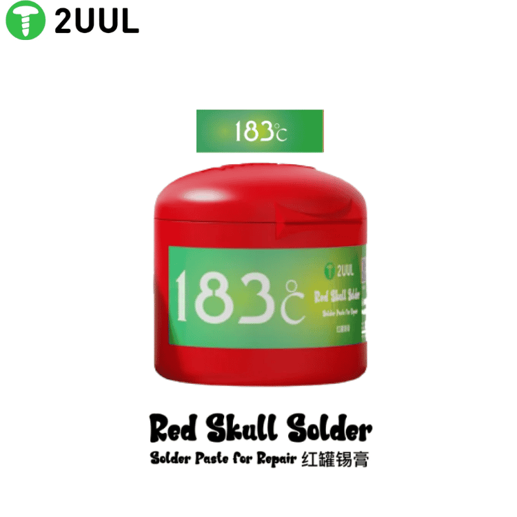 2UUL Red Skull Solder Paste for Repair 183℃ 50g