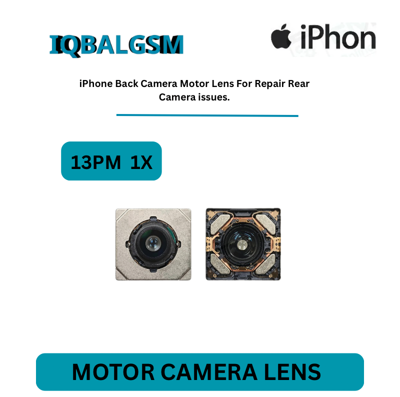 13PM 1X iPhone Back Camera Motor Lens For Repair Rear Camera issues. &