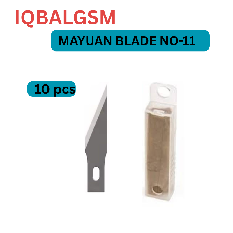 MAYUAN NO-11 METAL SURGICAL BLADE  10pcs FOR PCB MOTHERBOARD GLUE REMOVE SCRAPING / DISASSEMBLE IC