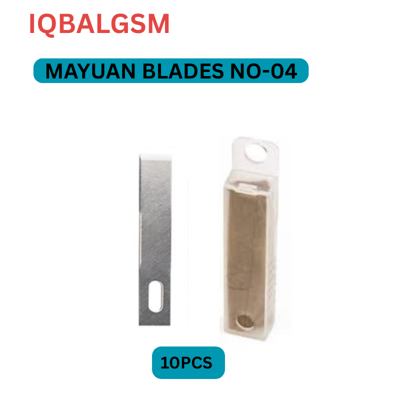 MAYUAN GLUE SCRAPING BLADE FOR MOBILE PHONE REPAIR CPU IC GLUE REMOVAL 04|NO.04 10 pcs 