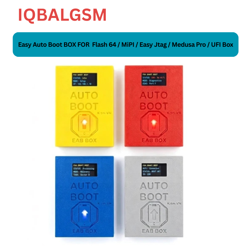 Easy Auto Boot Box Compatible with Flash 64 /F64 MiPI Easy Jtag Medusa Pro UFI Box