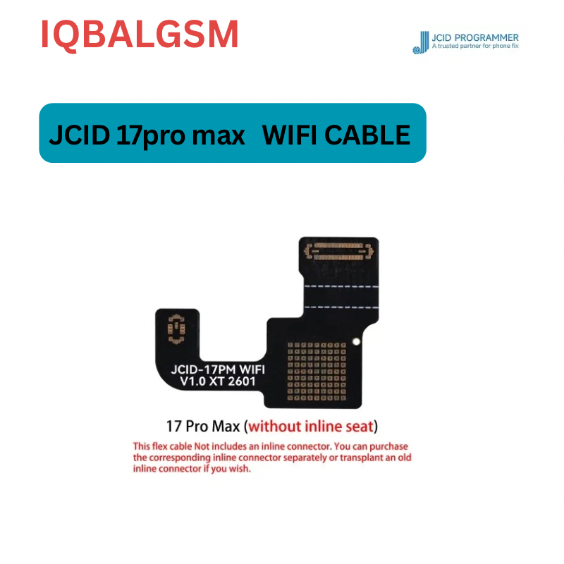 17pm JCID Motherboard WiFi Earpiece Repair Flex Cable (without Inline Seat)  