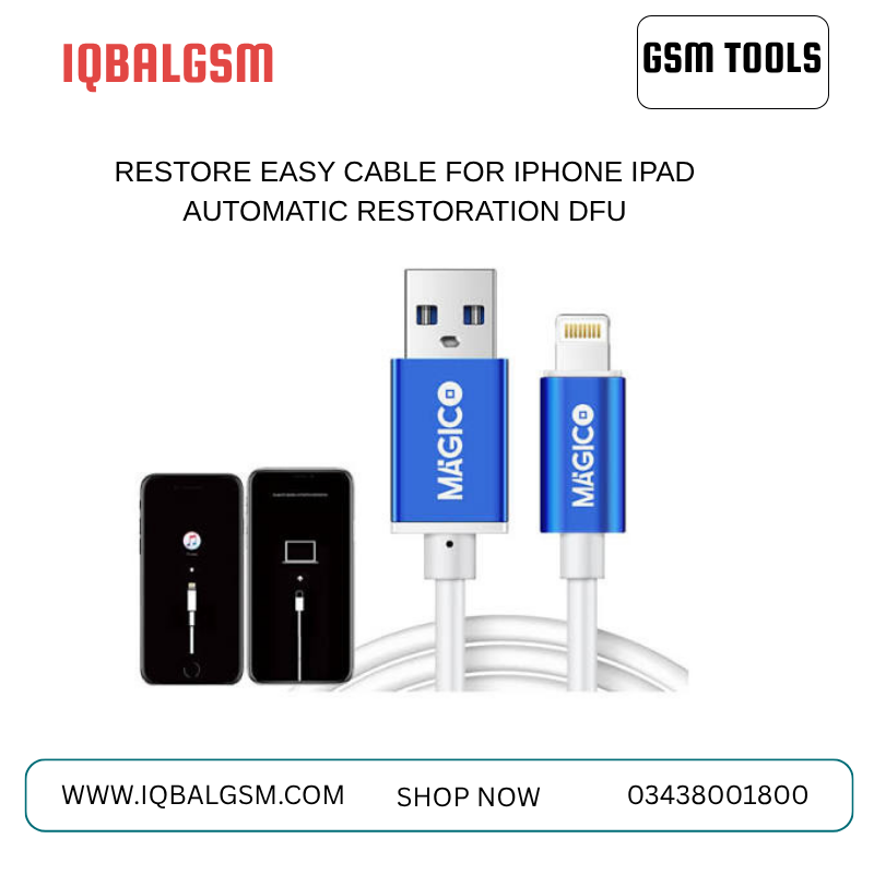 MAGICO RESTORE EASY CABLE FOR IPHONE IPAD AUTOMATIC RESTORATION DFU