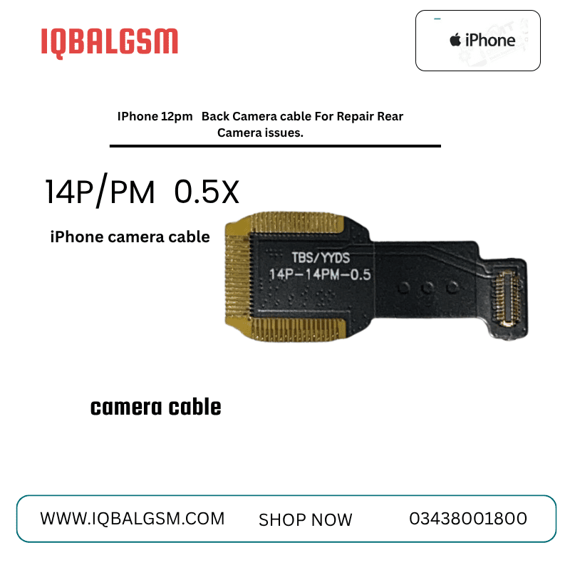 IPhone 14P-PM 0.5X Back Camera cable For Repair Rear Camera issues.