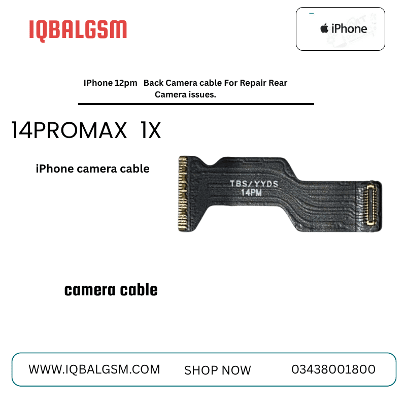 IPhone 14PM 1X Back Camera cable For Repair Rear Camera issues.