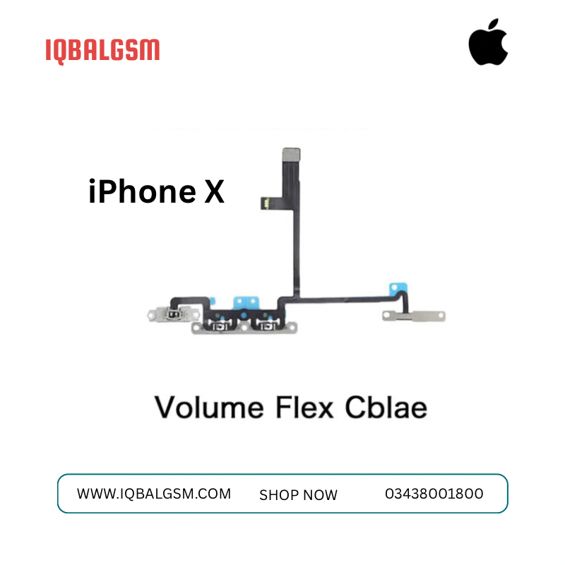 iPhone X volume flex cable  at Best Price in Pakistan