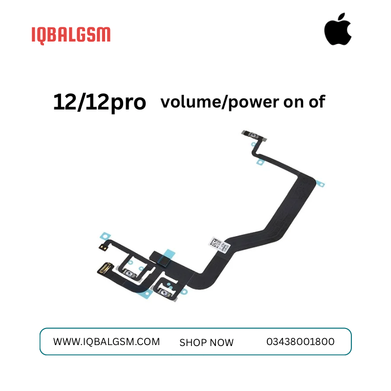 Iphon 12/12pro Power and Volume Flex Cable 