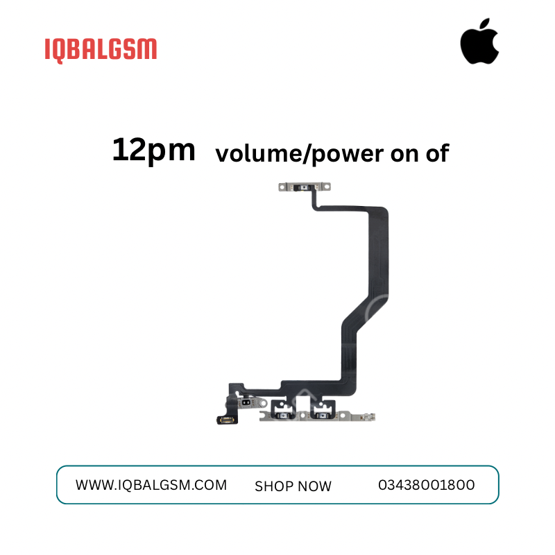 iphone 12pm volume/power on of flex cabel 