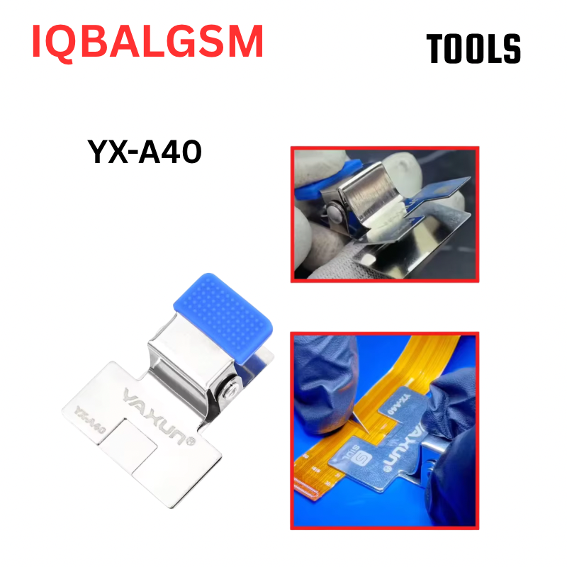 Yaxun YX-A40 Heat-Insulated Alignment Clamp for Soldering Display IC / Flex Cables