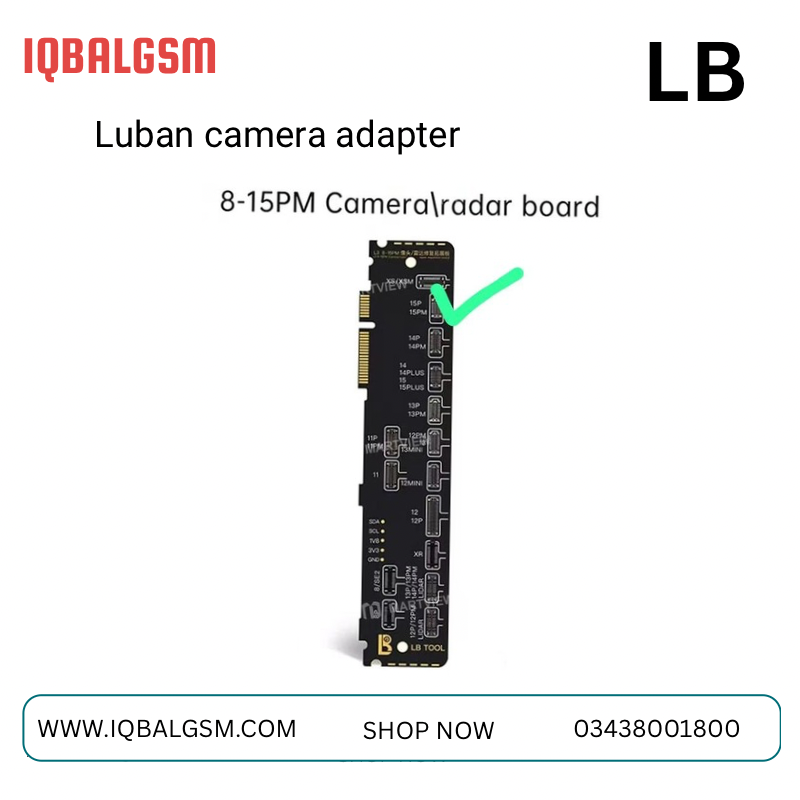 Lb/ Luban L3 Camera / Lidar Repair Board for iPhone 8 to 15Pro Max
