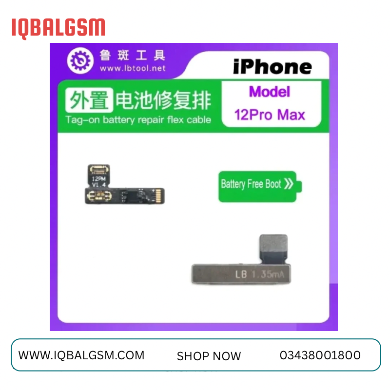LB IPhone 12 PRO MAX Tag-On Battery Repair Flex Cable