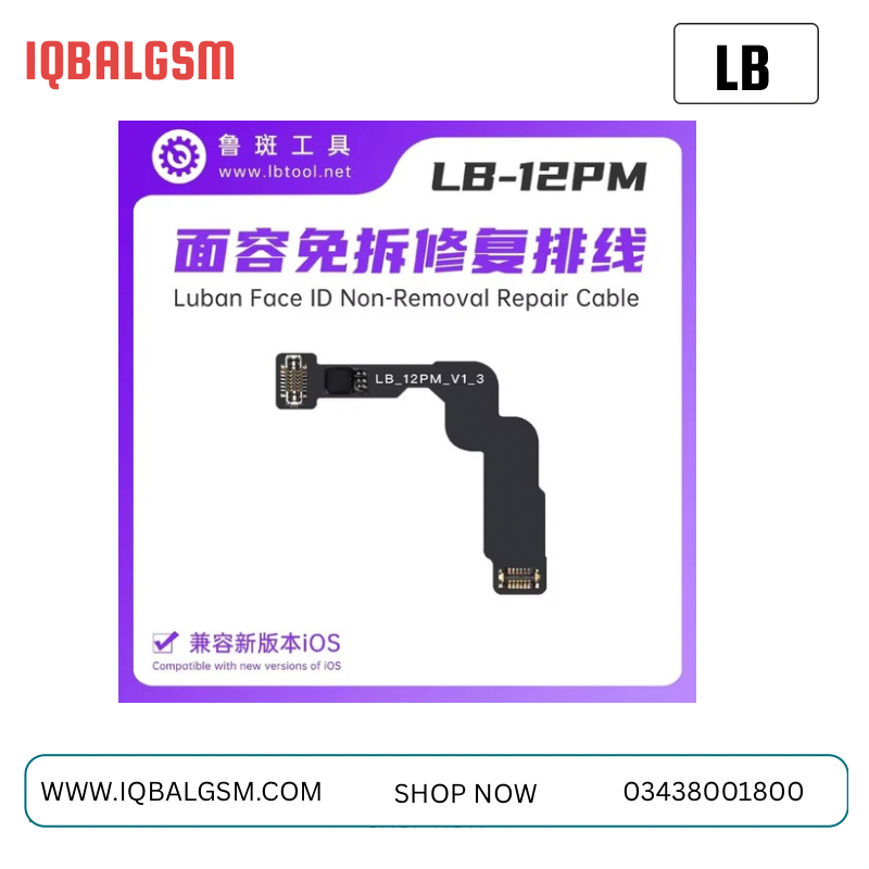 Lb 12pm dot matrix Face ID Repair Flex Cable For iPhone 