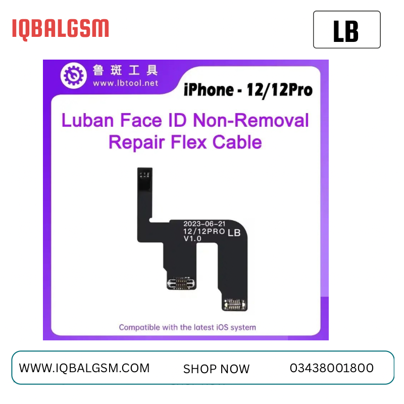 Lb 12/12pro Non-Removal Face ID Repair Flex Cable For iPhone 