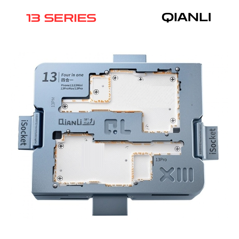 QianLi iSocket 13 Series 4-in-1 Motherboard Layered Test Fixture for iPhone 13 Mini / 13 / 13 Pro / 13Pro Max