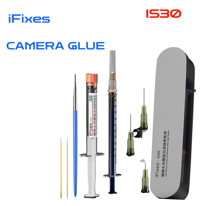 iFixes iS30 Camera Lens Scratch & Blue Light Coating Repair Glue for iPhone Android iPad
