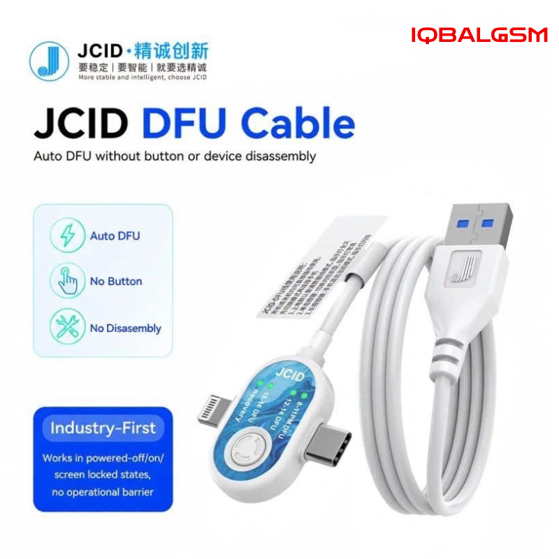JCID DFU Cable Automatic ,Designed For iPhone, iPad, and Mac System Recovery