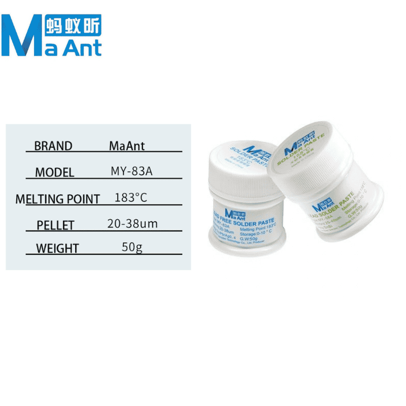 MY-83A MaAnt 183C 50g BGA Solder Paste