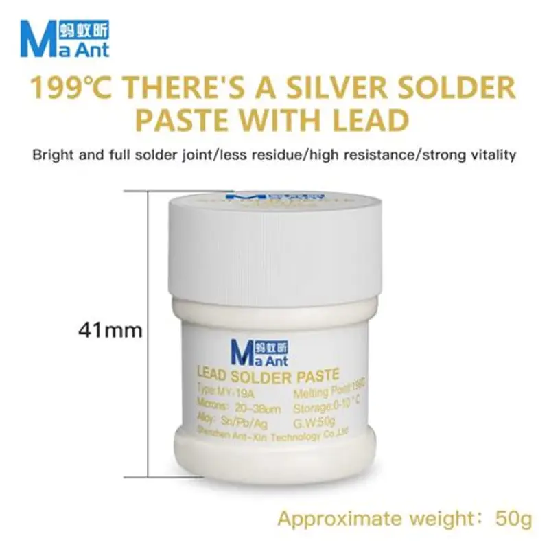 MaAnt MY-19A Solder Paste 199°C 50G